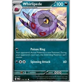 TWM 116 - Whirlipede - Reverse Holo TWM 116 - Whirlipede - Reverse Holo