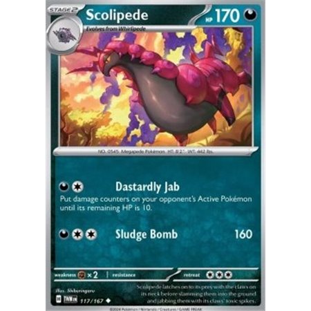 TWM 117 - Scolipede - Reverse Holo