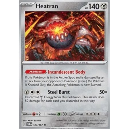 TWM 123 - Heatran - Reverse Holo