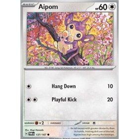 TWM 137 - Aipom - Reverse Holo TWM 137 - Aipom - Reverse Holo