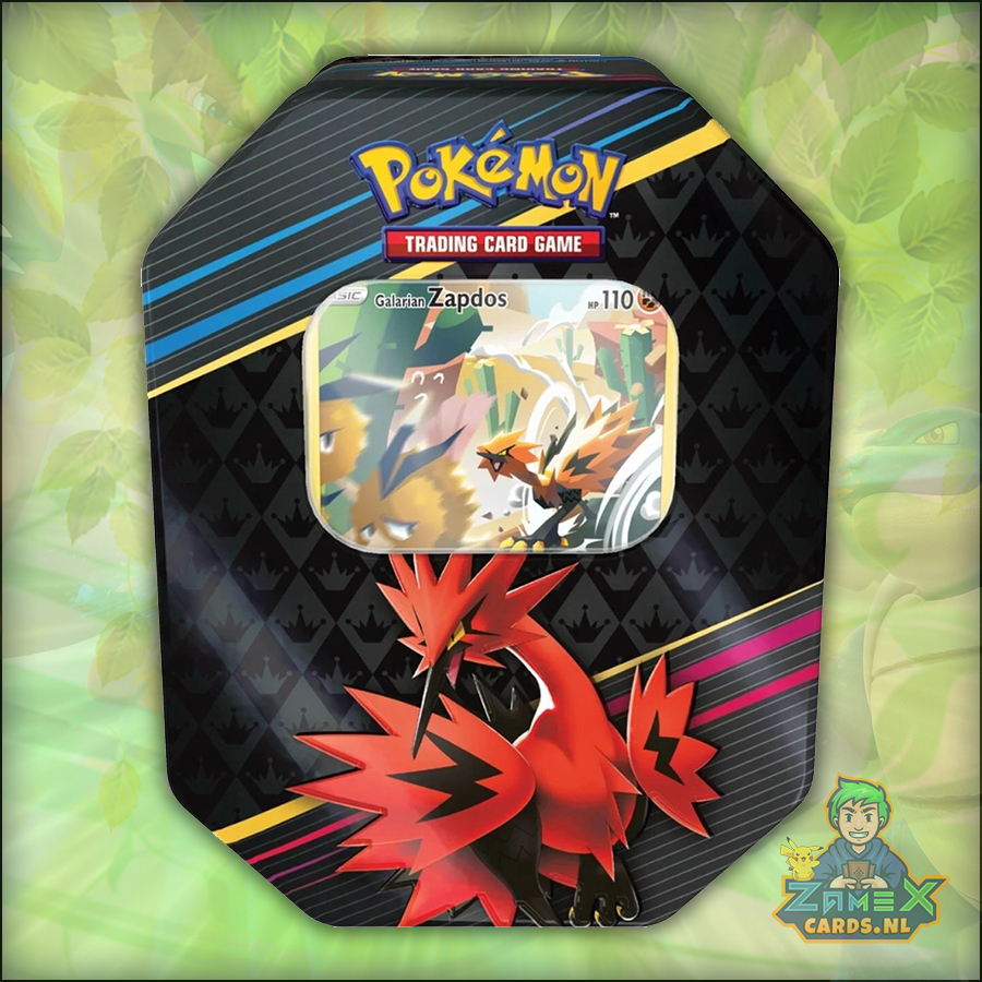 Pokémon - Crown Zenith - Galarian Zapdos Tin