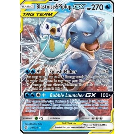 CEC 038 - Blastoise & Piplup GX