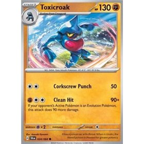 SFA 024 - Toxicroak - Reverse Holo SFA 024 - Toxicroak - Reverse Holo