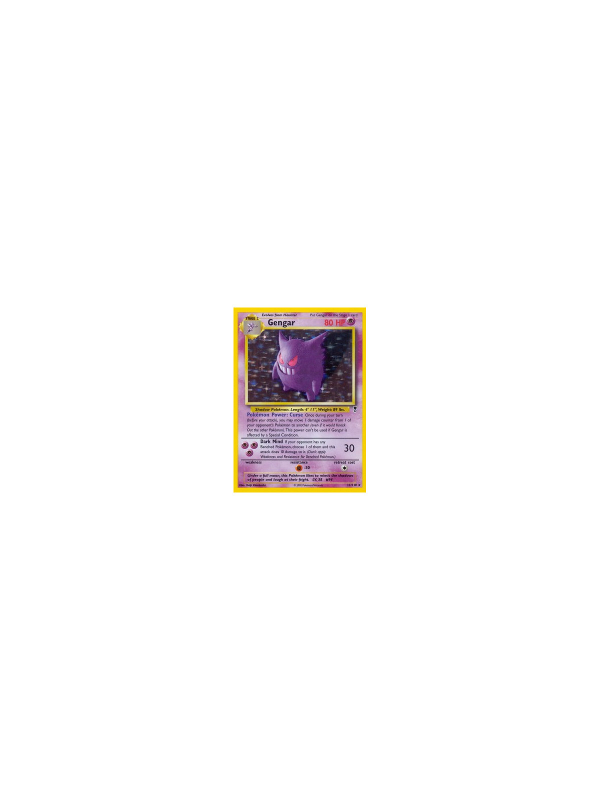 LC 011 - Gengar - Holo