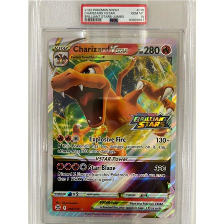 PSA - BRS 018 - Charizard VSTAR Jumbo Card (10)