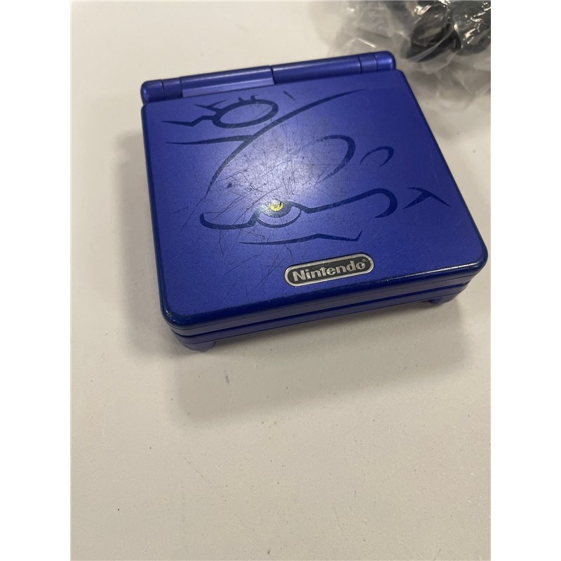 Gameboy Advance SP Pokémon Kyogre Edition incl. Oplader