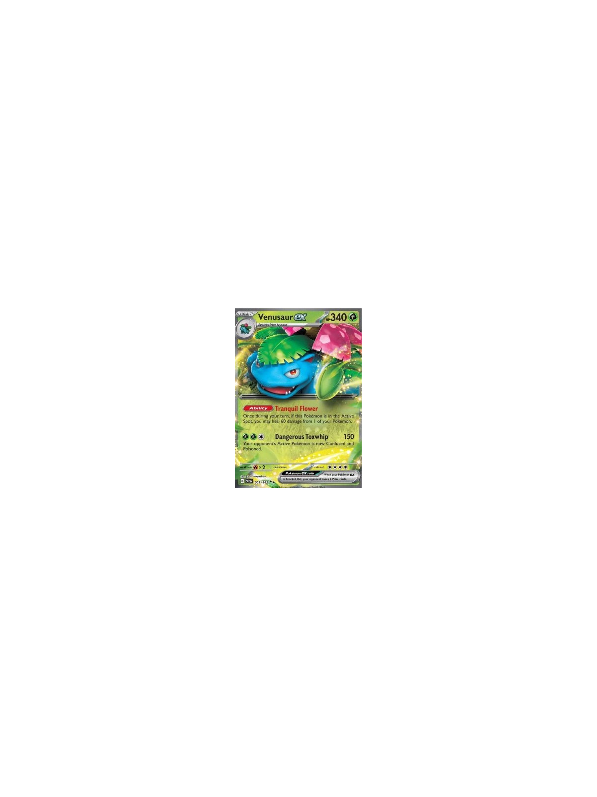 SCR 001 - Venusaur EX