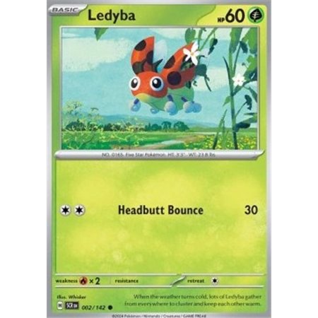 SCR 002 - Ledyba - Reverse Holo