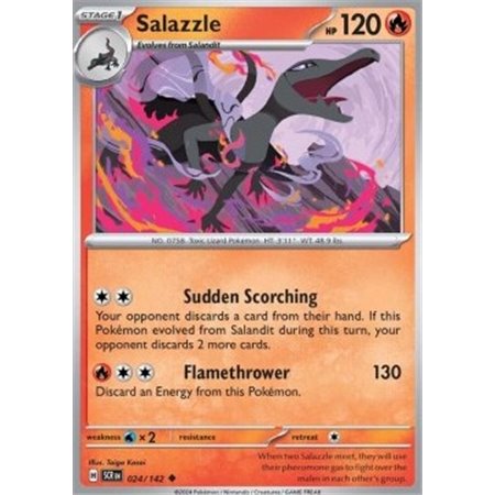 SCR 024 - Salazzle - Reverse Holo