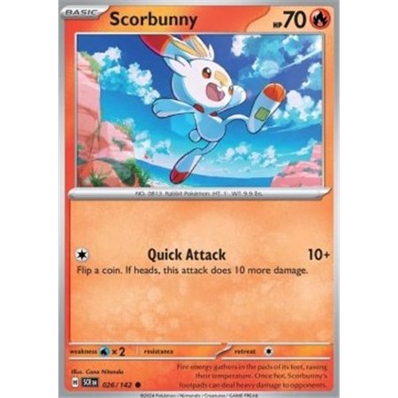 SCR 026 - Scorbunny - Reverse Holo