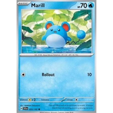 SCR 033 - Marill - Reverse Holo