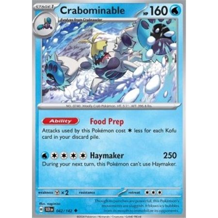 SCR 042 - Crabominable - Reverse Holo