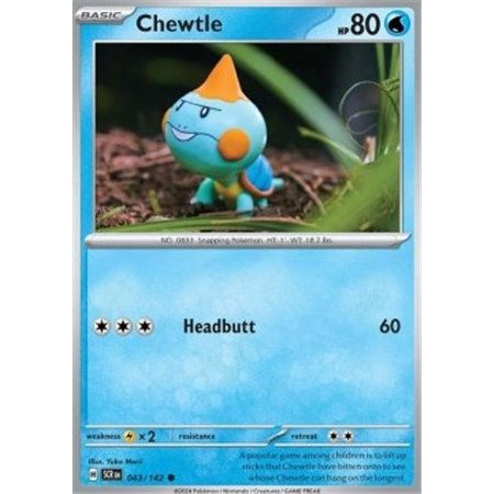 SCR 043 - Chewtle - Reverse Holo