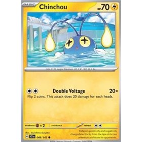 SCR 048 - Chinchou - Reverse Holo SCR 048 - Chinchou - Reverse Holo