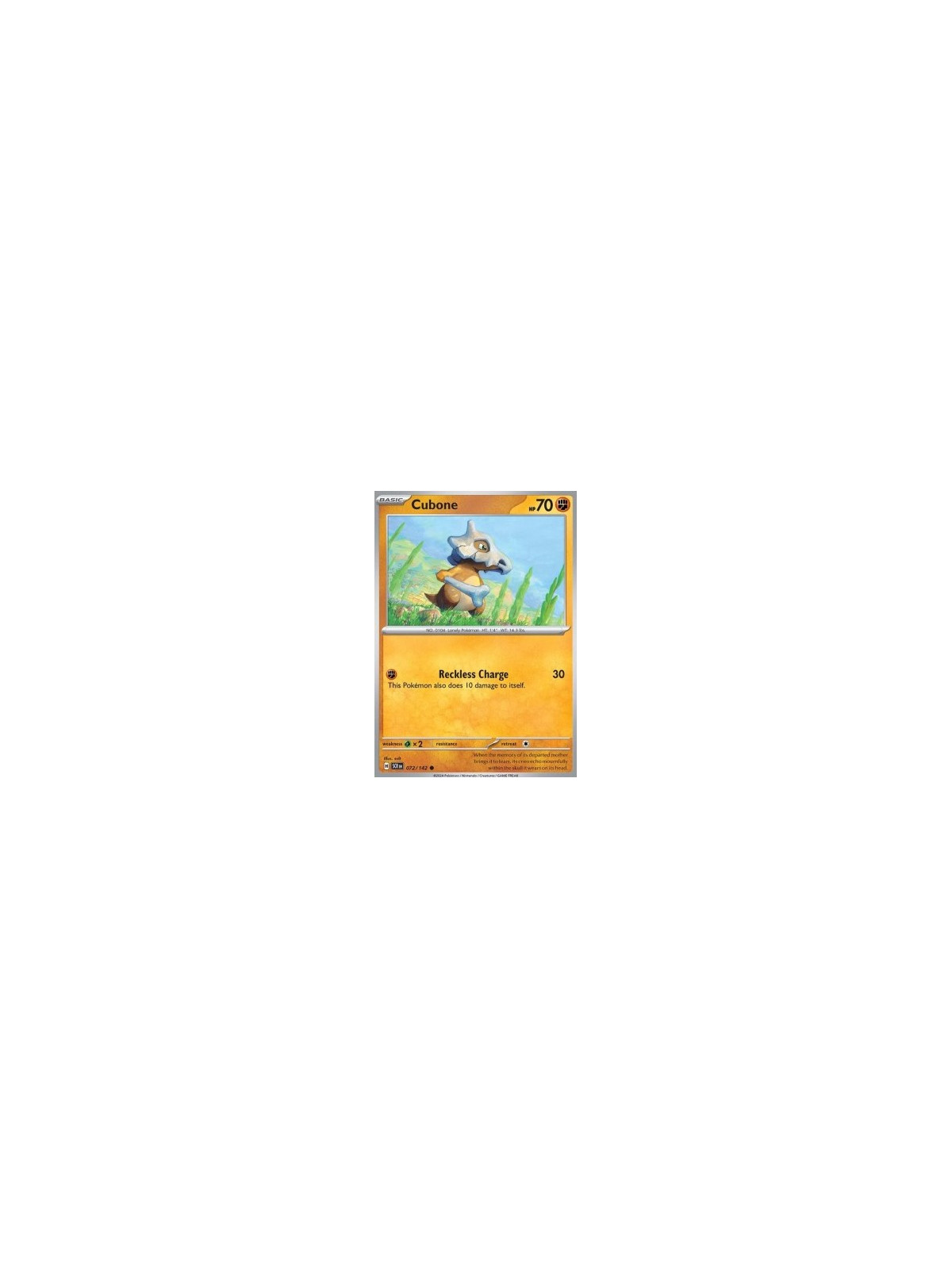SCR 072 - Cubone