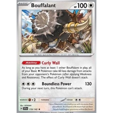 SCR 119 - Bouffalant - Reverse Holo