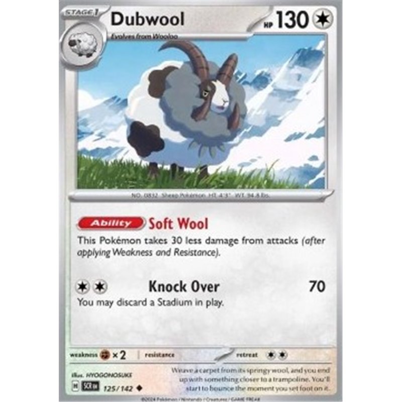 SCR 125 - Dubwool - Reverse Holo