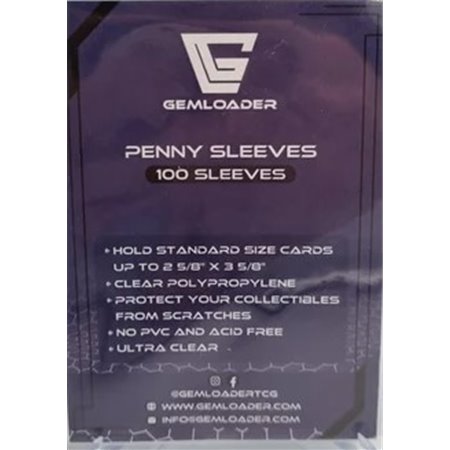 Gemloader - Penny Sleeves (100)