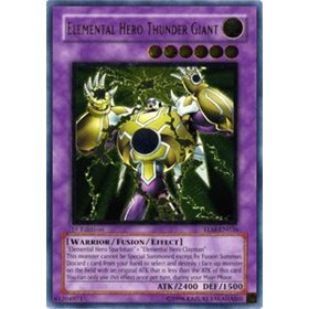 TLM-EN036 - Elemental Hero Thunder Giant (V.2 - Ultimate Rare) - 1st Edition
