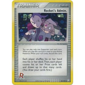 TRR 086 - Rocket's Admin - Reverse Holo TRR 086 - Rocket's Admin - Reverse Holo