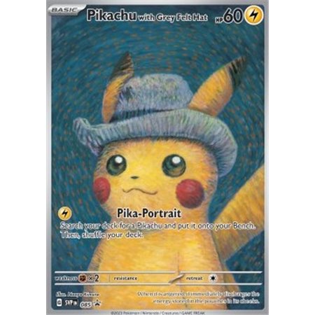 SVP 085 - Pikachu with Grey Felt Hat - Sealed