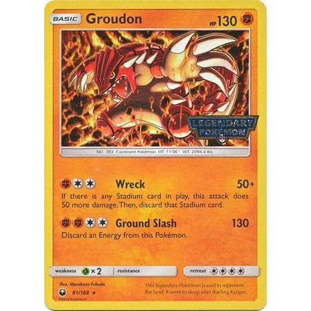 CES 081 - Groudon - Promo Sealed