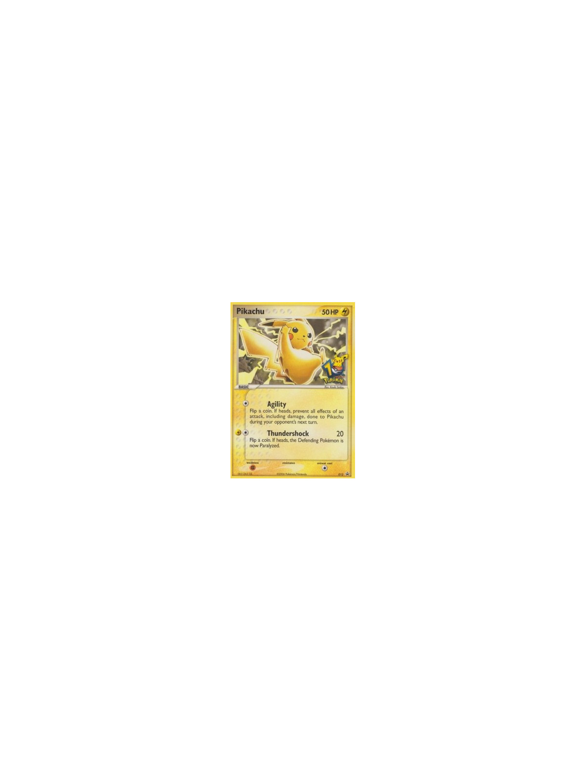 NP 012 - Pikachu - 10th Anniversary