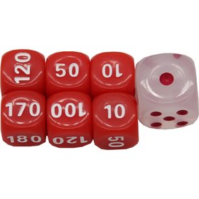 Pokémon Red & Clear Dice Set Pokémon Red & Clear Dice Set