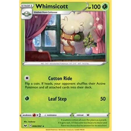 SSH 006 - Whimsicott - Reverse Holo