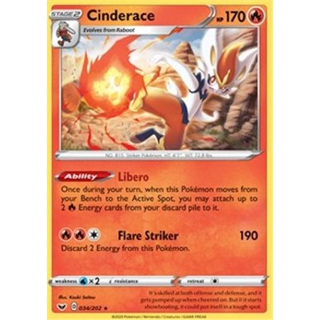 SSH 034 - Cinderace - Holo