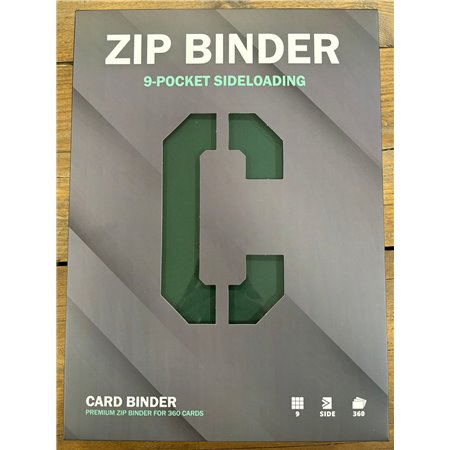 Cardstacks - 9 Pocket Binder Groen met Rits (360)