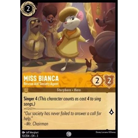 ITI 010 - Miss Bianca - Rescue Aid Society Agent - Foil