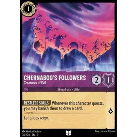 ITI 036 - Chernabog's Followers - Creatures of Evil - Foil