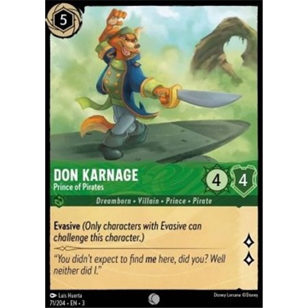 ITI 071 - Don Karnage - Prince of Pirates - Foil