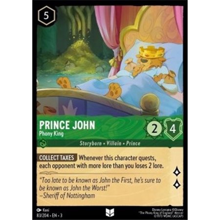 ITI 083 - Prince John - Phony King - Foil