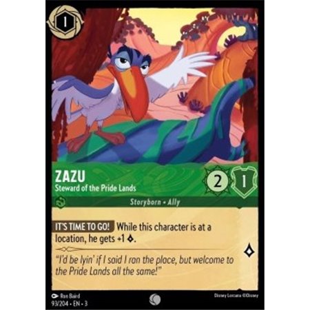 ITI 093 - Zazu - Steward of the Pride Lands