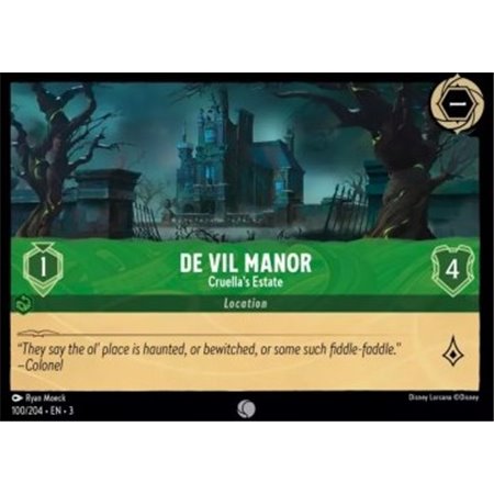 ITI 100 - De Vil Manor - Cruella's Estate - Foil