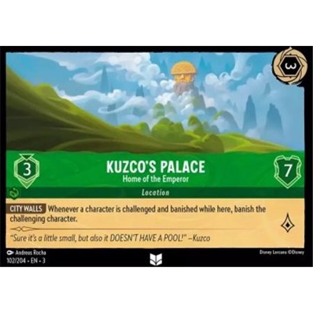 ITI 102 - Kuzco's Palace - Home of the Emperor - Foil