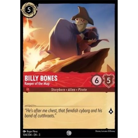 ITI 104 - Billy Bones - Keeper of the Map - Foil