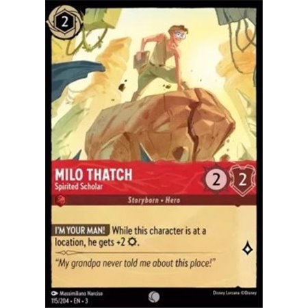 ITI 115 - Milo Thatch - Spirited Scholar - Foil