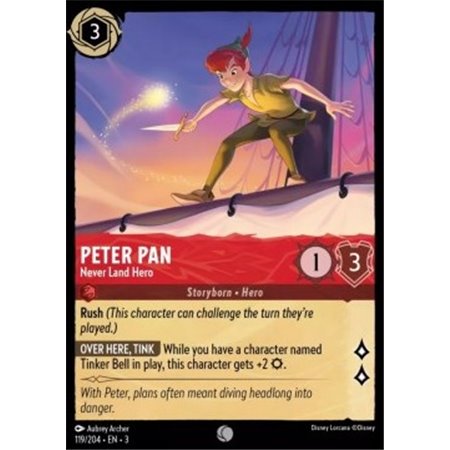 ITI 119 - Peter Pan - Never Land Hero - Foil