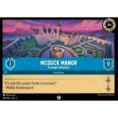 ITI 169 - McDuck Manor - Scrooge's Mansion - Foil