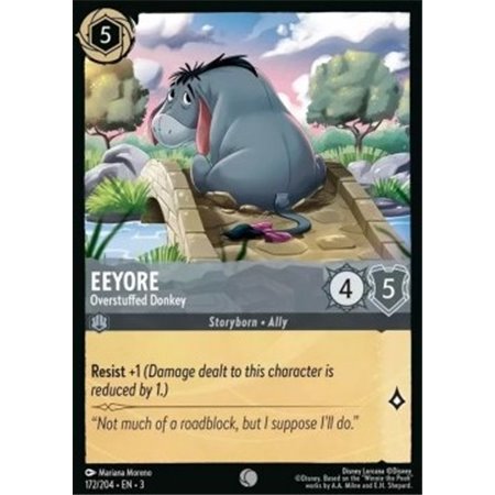 ITI 172 - Eeyore - Overstuffed Donkey - Foil