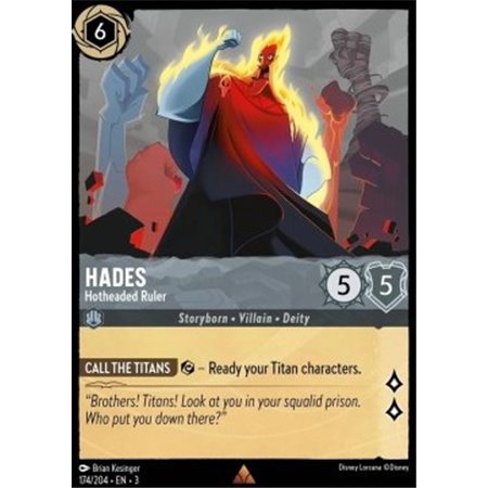 ITI 174 - Hades - Hotheaded Ruler - Foil