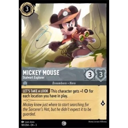 ITI 181 - Mickey Mouse - Stalwart Explorer - Foil