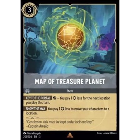 ITI 201 - Map of Treasure Planet - Foil