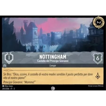 ITI 203 - Nottingham - Prince John's Castle - Foil