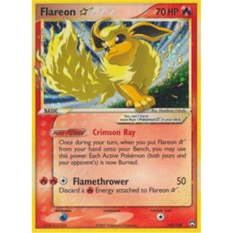 PK 100 - Flareon Gold Star
