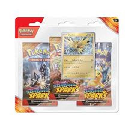 Pokémon - Surging Sparks - 3 Pack Blister Zapdos