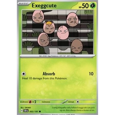 SSP 002 - Exeggcute - Reverse Holo